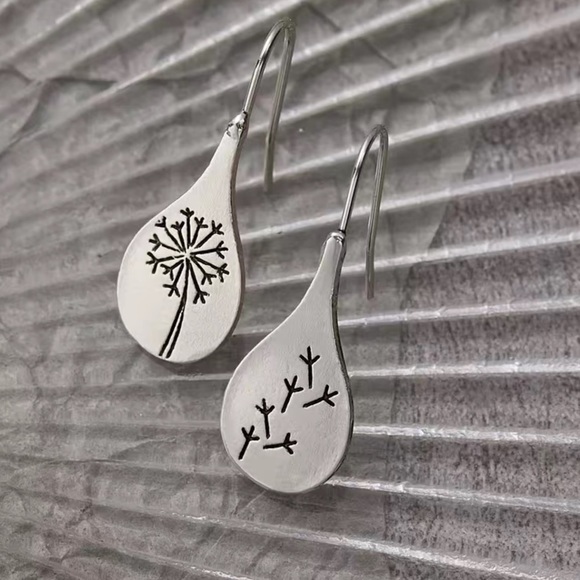 Dandelion earrings - Picture 1 of 8